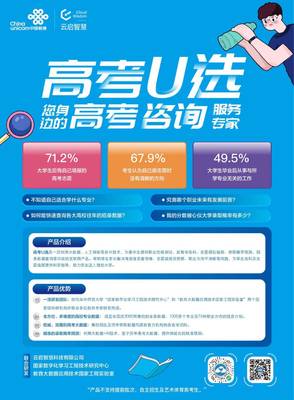 菏澤聯(lián)通“高考U選”:高考服務咨詢專家 讓您志愿填報不再愁